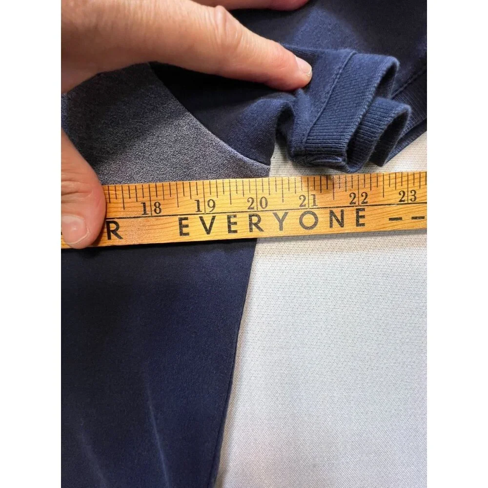 Banana Republic Men's Standard Fit Polo Shirt Short Sleeve Size M Navy Stripe
